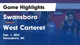 Swansboro  vs West Carteret  Game Highlights - Feb. 1, 2022