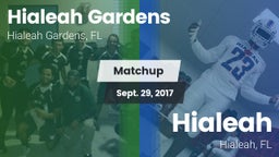 Matchup: Hialeah Gardens vs. Hialeah  2017