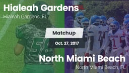 Matchup: Hialeah Gardens vs. North Miami Beach  2017