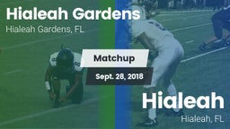 Matchup: Hialeah Gardens vs. Hialeah  2018