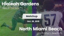 Matchup: Hialeah Gardens vs. North Miami Beach  2018