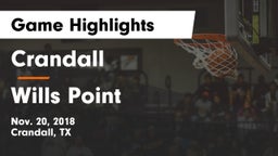 Crandall  vs Wills Point  Game Highlights - Nov. 20, 2018