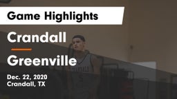 Crandall  vs Greenville  Game Highlights - Dec. 22, 2020