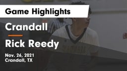 Crandall  vs Rick Reedy  Game Highlights - Nov. 26, 2021