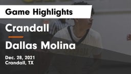 Crandall  vs Dallas Molina Game Highlights - Dec. 28, 2021
