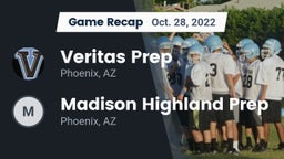 Recap: Veritas Prep  vs. Madison Highland Prep 2022