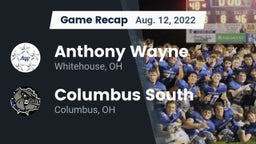 Recap: Anthony Wayne  vs. Columbus South  2022