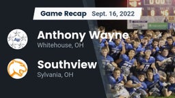 Recap: Anthony Wayne  vs. Southview  2022