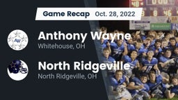 Recap: Anthony Wayne  vs. North Ridgeville  2022