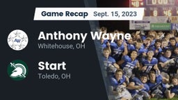 Recap: Anthony Wayne  vs. Start  2023