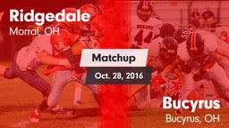 Matchup: Ridgedale High vs. Bucyrus  2016