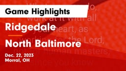 Ridgedale  vs North Baltimore  Game Highlights - Dec. 22, 2023