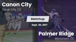 Matchup: Canon City High vs. Palmer Ridge  2017