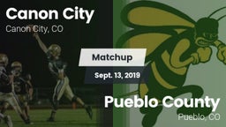 Matchup: Canon City High vs. Pueblo County  2019