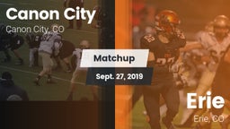 Matchup: Canon City High vs. Erie  2019