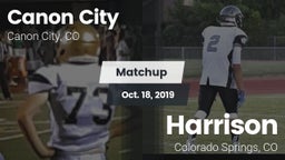 Matchup: Canon City High vs. Harrison  2019