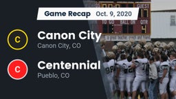 Recap: Canon City  vs. Centennial  2020