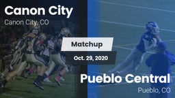 Matchup: Canon City High vs. Pueblo Central  2020