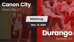 Matchup: Canon City High vs. Durango  2020