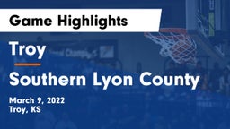 Troy  vs Southern Lyon County Game Highlights - March 9, 2022