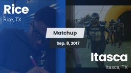 Matchup: Rice  vs. Itasca  2017