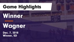 Winner  vs Wagner Game Highlights - Dec. 7, 2018