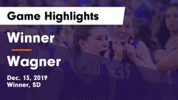 Winner  vs Wagner Game Highlights - Dec. 13, 2019