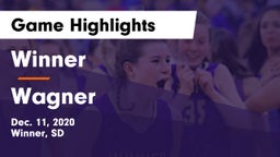 Winner  vs Wagner  Game Highlights - Dec. 11, 2020