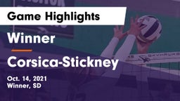Winner  vs Corsica-Stickney Game Highlights - Oct. 14, 2021