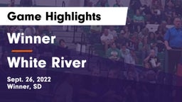Winner  vs White River Game Highlights - Sept. 26, 2022