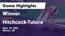 Winner  vs Hitchcock-Tulare  Game Highlights - Sept. 24, 2022