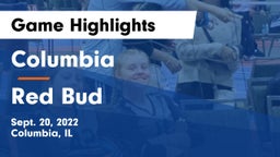 Columbia  vs Red Bud  Game Highlights - Sept. 20, 2022