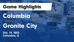 Columbia  vs Granite City Game Highlights - Oct. 19, 2022