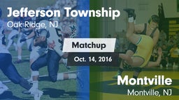 Matchup: Jefferson Township vs. Montville  2016