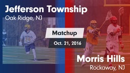 Matchup: Jefferson Township vs. Morris Hills  2016