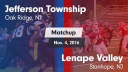 Matchup: Jefferson Township vs. Lenape Valley  2016