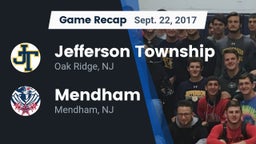 Recap: Jefferson Township  vs. Mendham  2017