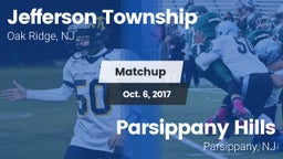 Matchup: Jefferson Township vs. Parsippany Hills  2017