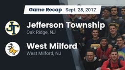 Recap: Jefferson Township  vs. West Milford  2017