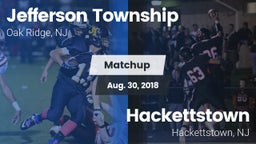Matchup: Jefferson Township vs. Hackettstown  2018