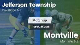 Matchup: Jefferson Township vs. Montville  2018