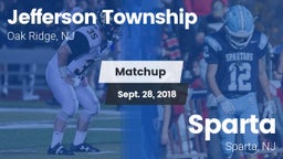 Matchup: Jefferson Township vs. Sparta  2018