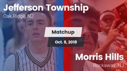 Matchup: Jefferson Township vs. Morris Hills  2018