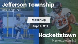 Matchup: Jefferson Township vs. Hackettstown  2019