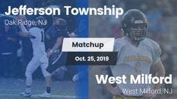 Matchup: Jefferson Township vs. West Milford  2019