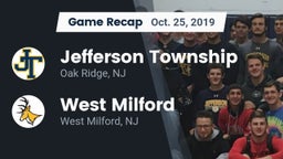 Recap: Jefferson Township  vs. West Milford  2019