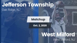 Matchup: Jefferson Township vs. West Milford  2020