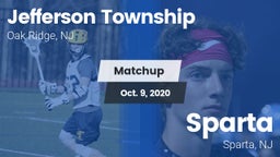 Matchup: Jefferson Township vs. Sparta  2020
