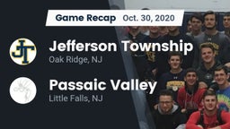 Recap: Jefferson Township  vs. Passaic Valley  2020
