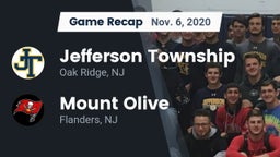 Recap: Jefferson Township  vs. Mount Olive  2020